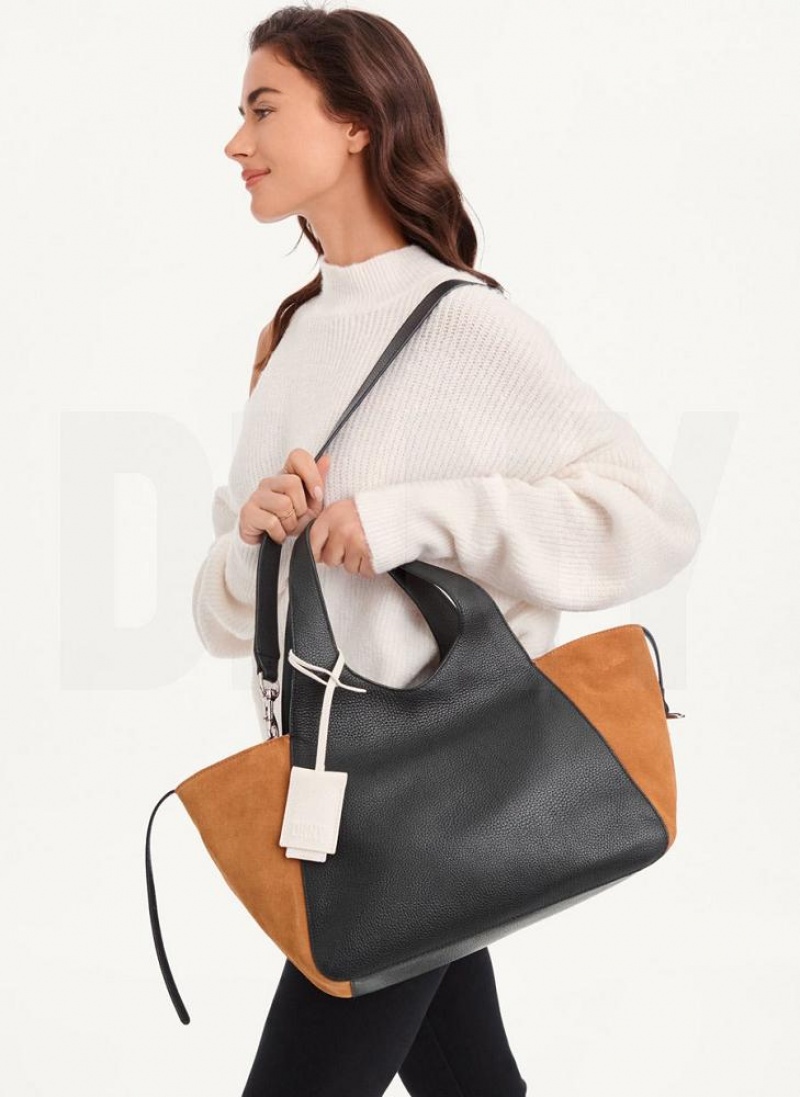 τσάντεσ tote DKNY The Medium Effortless γυναικεια μαυρα | Greece_D1958