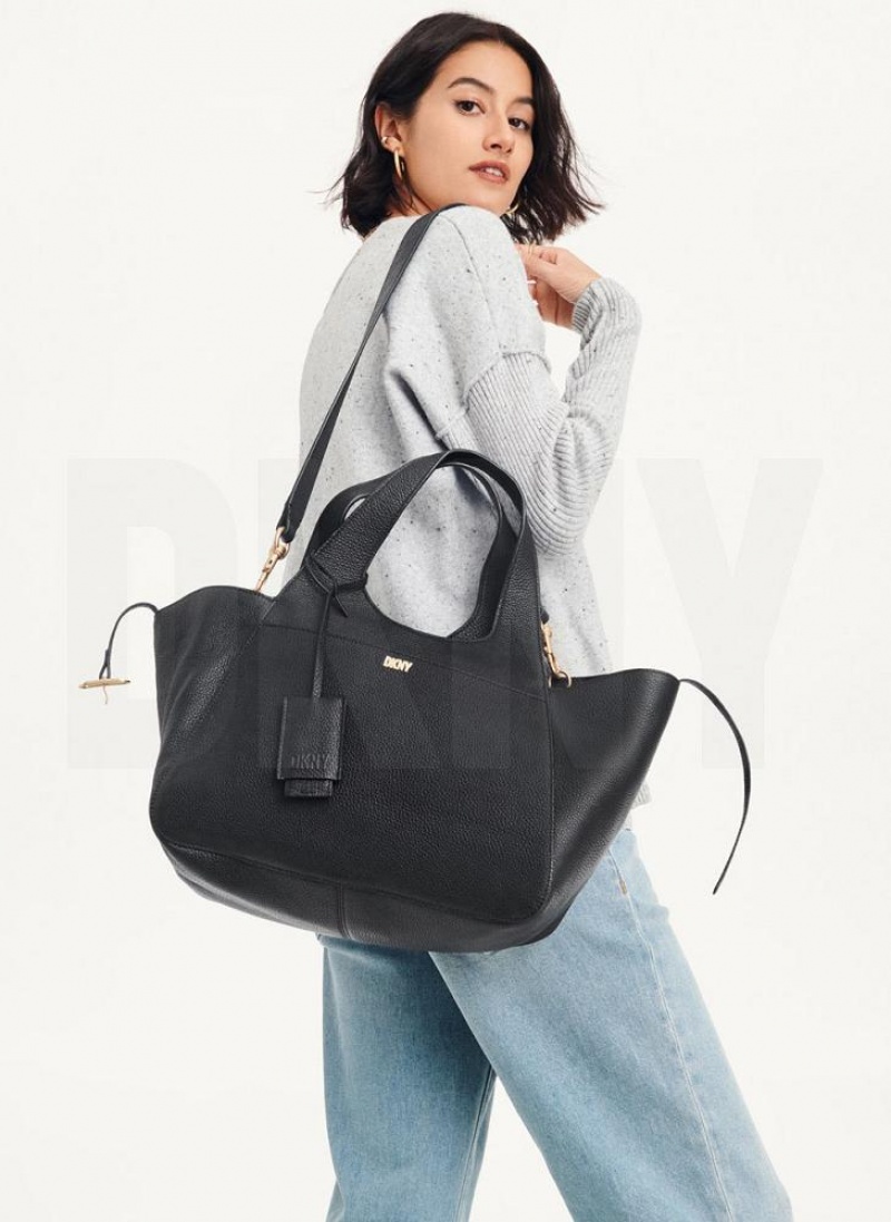 τσάντεσ tote DKNY The Medium Effortless γυναικεια μαυρα | Greece_D1739