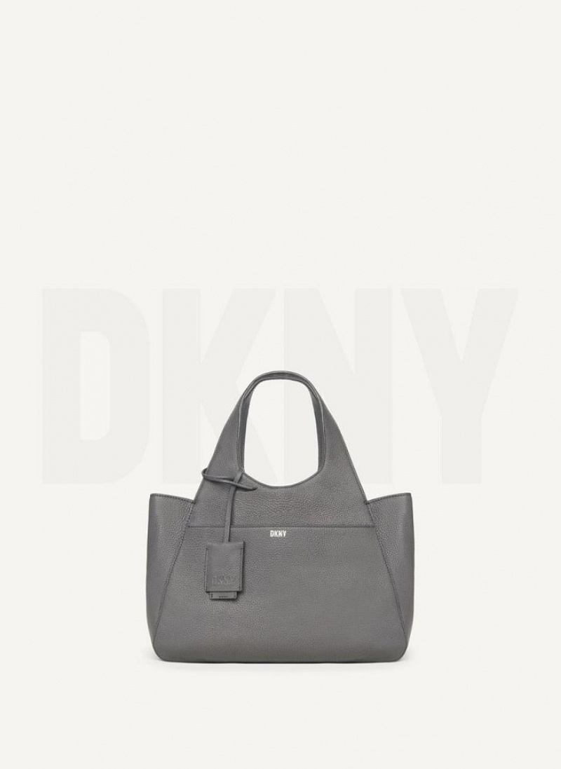 τσάντεσ tote DKNY The Medium Effortless γυναικεια σκούρο γκρι | Greece_D0117