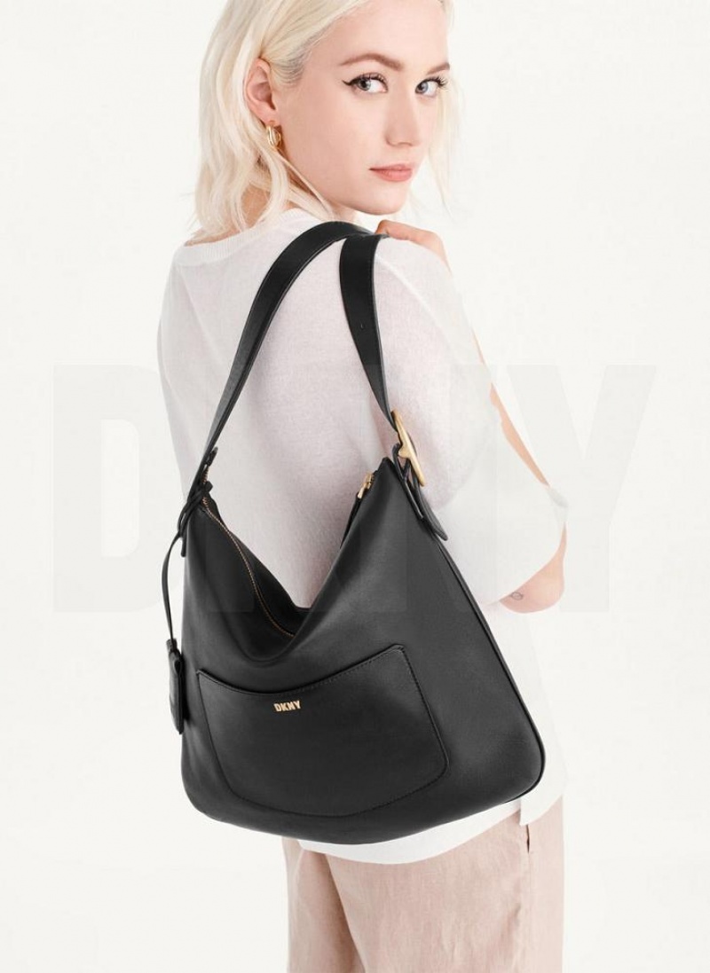 τσάντεσ tote DKNY The Medium Optimist γυναικεια μαυρα | Greece_D1609