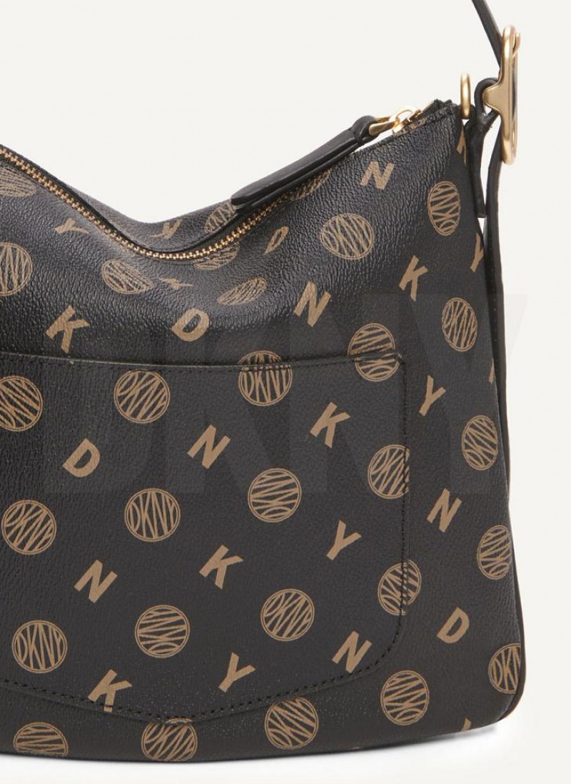 τσάντεσ tote DKNY The Small Logo Optimist γυναικεια μαυρα | Greece_D1331